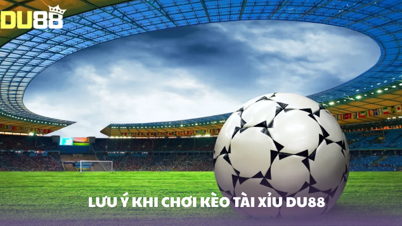 Lưu ý khi chơi kèo tài xỉu DU88